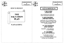 Salvation Plan Outline 1